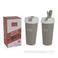 STAINLESS STEEL VACUUM INSULATION CUP (WITH STRAW)